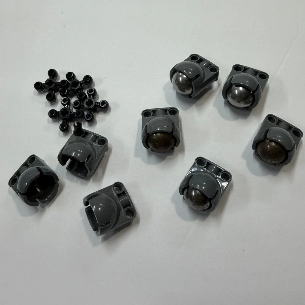 LEGO Technic Ball Caster Lot of 8 Metal Steel Ball Robotics Mindstorms Parts
